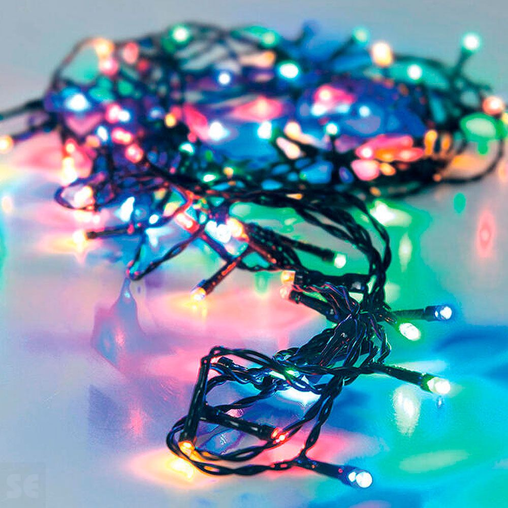 Guirnalda 80 LED de Exterior-Interior Multicolor 8 m