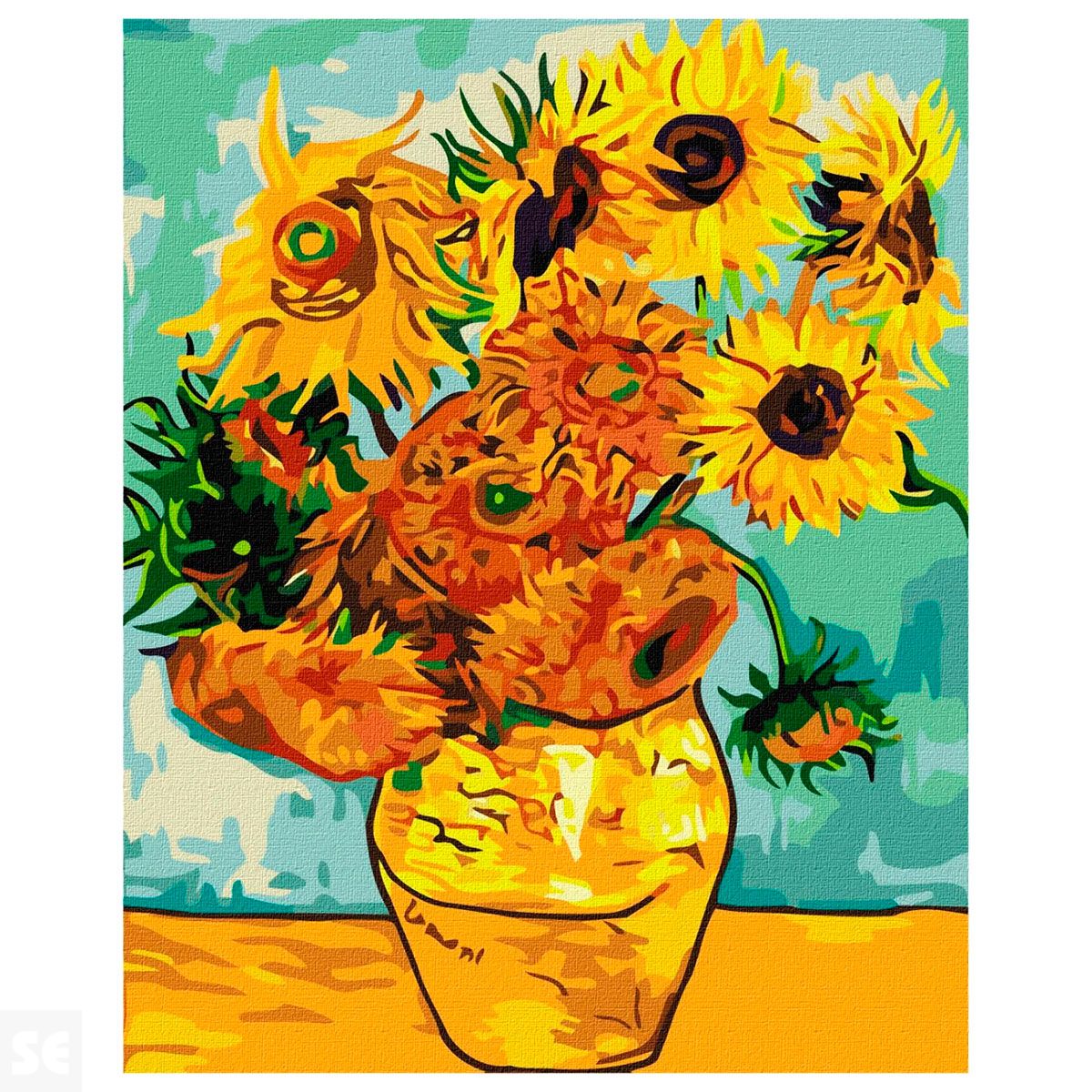 Pintar por Números Girasoles de Van Gogh