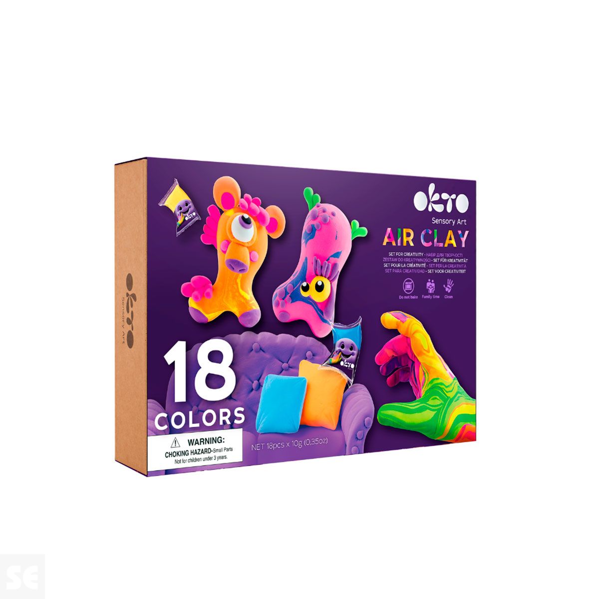 Engastado con Arcilla Aérea 18 Colores