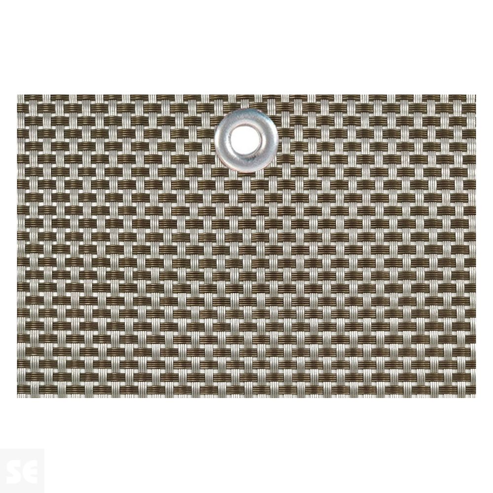 Cierre Decorativo Balcón/Terraza Gris Oscuro Manhattan 1x3 m