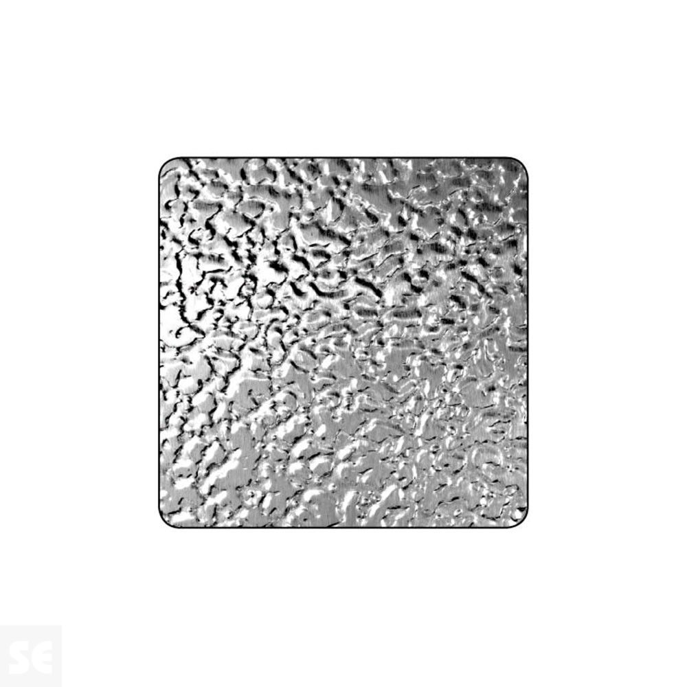 Plancha de Aluminio granito efecto plateado | Servei Estació