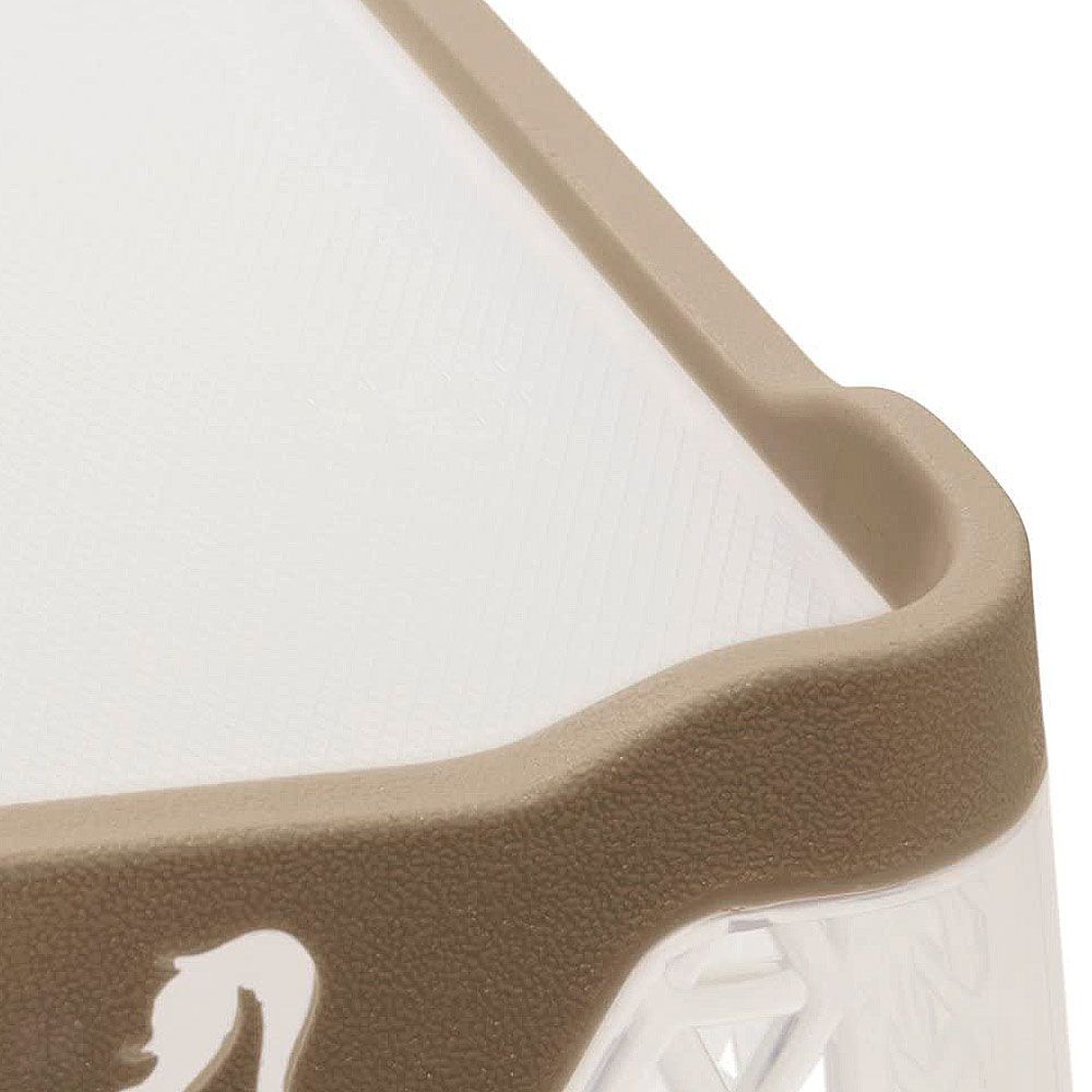 Cesta Organizadora Plástico Gris 16x12x7 cm