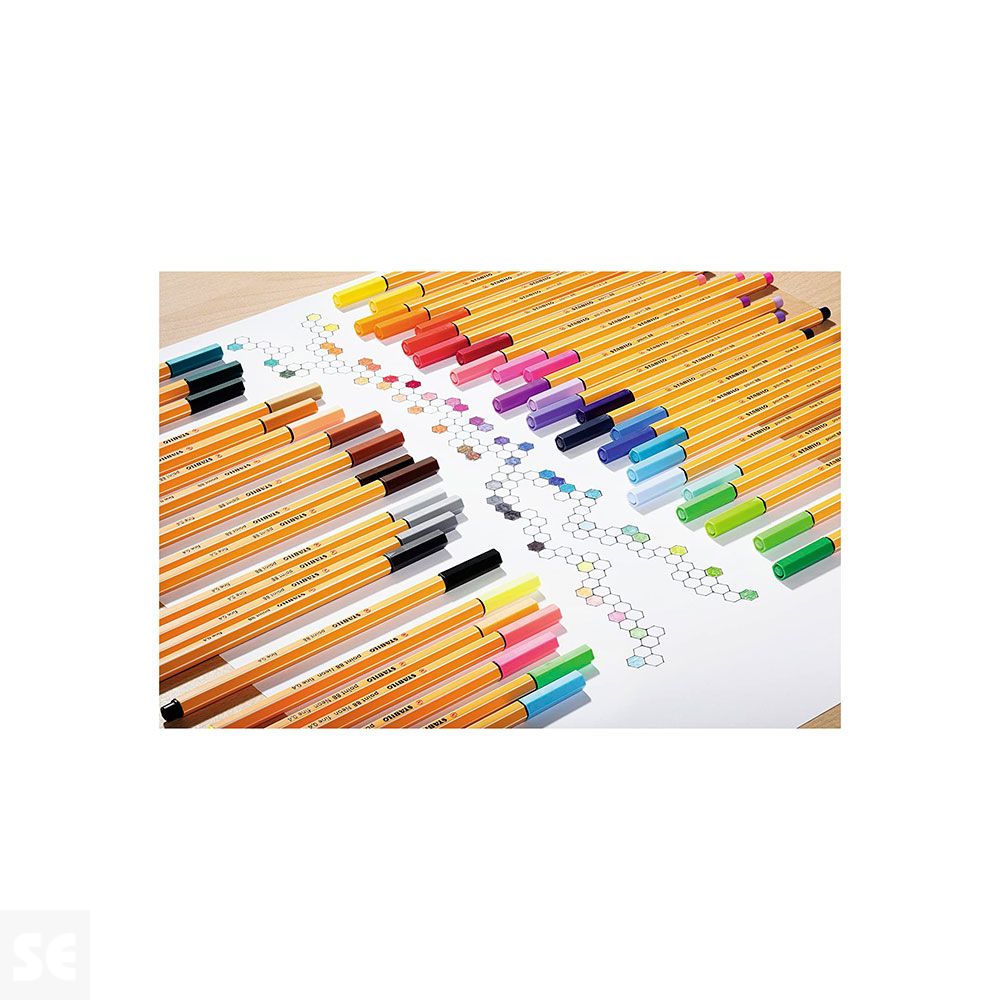 Rotulador Stabilo 88 Rojo/Azul/Negro 3 uds. B-10213-10