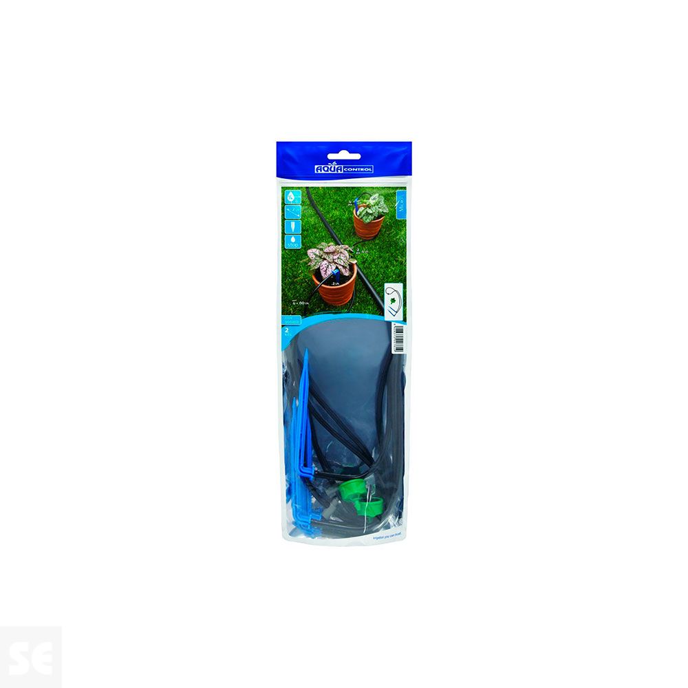 Kit Gotero con Microtubo/Piqueta 4 l/h 2 Salidas 60 cm 2 uds.