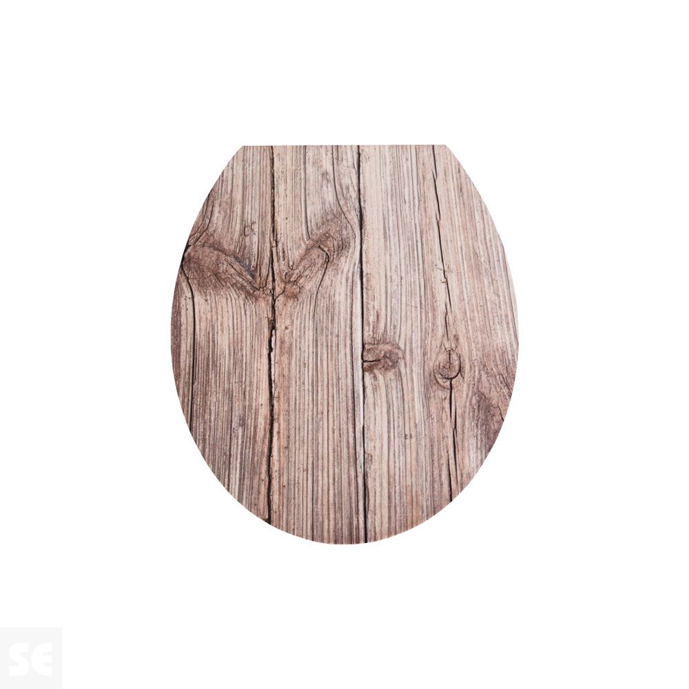 Tapa WC Inodoro Duroplast efecto Roble