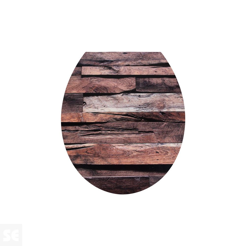 Tapa WC Inodoro Duroplast efecto Cedro