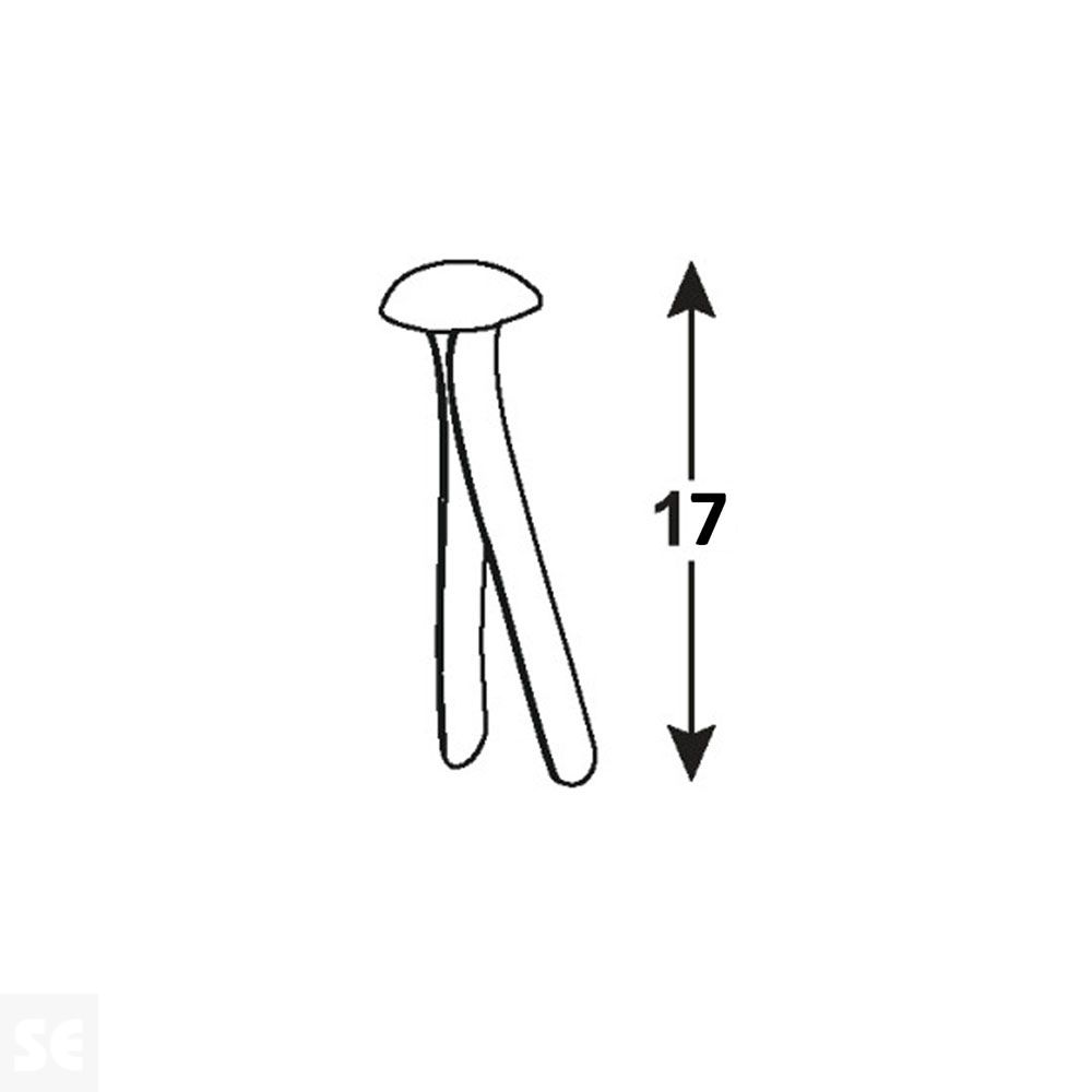 Clips Cierre Rápido de Oficina 17mm. (50u.)