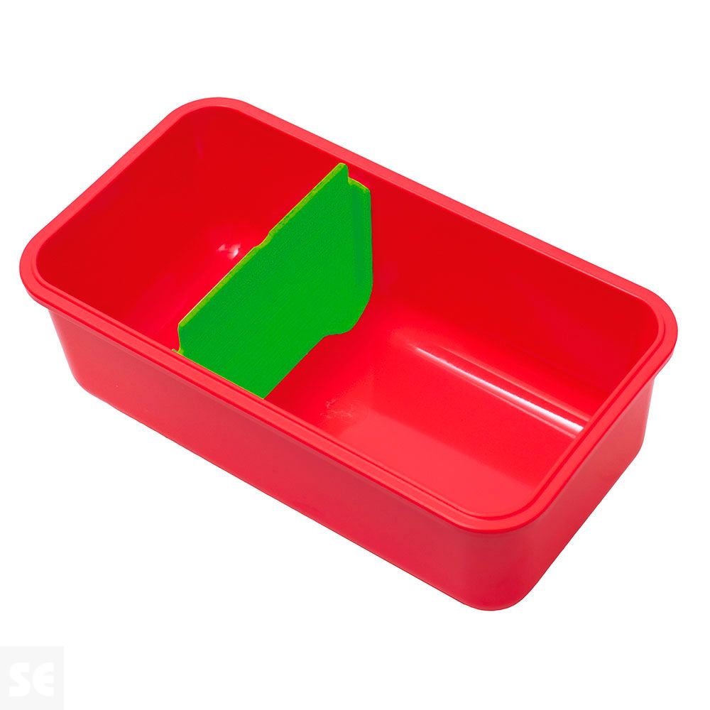 Separador Verde Contenedor Hermético 