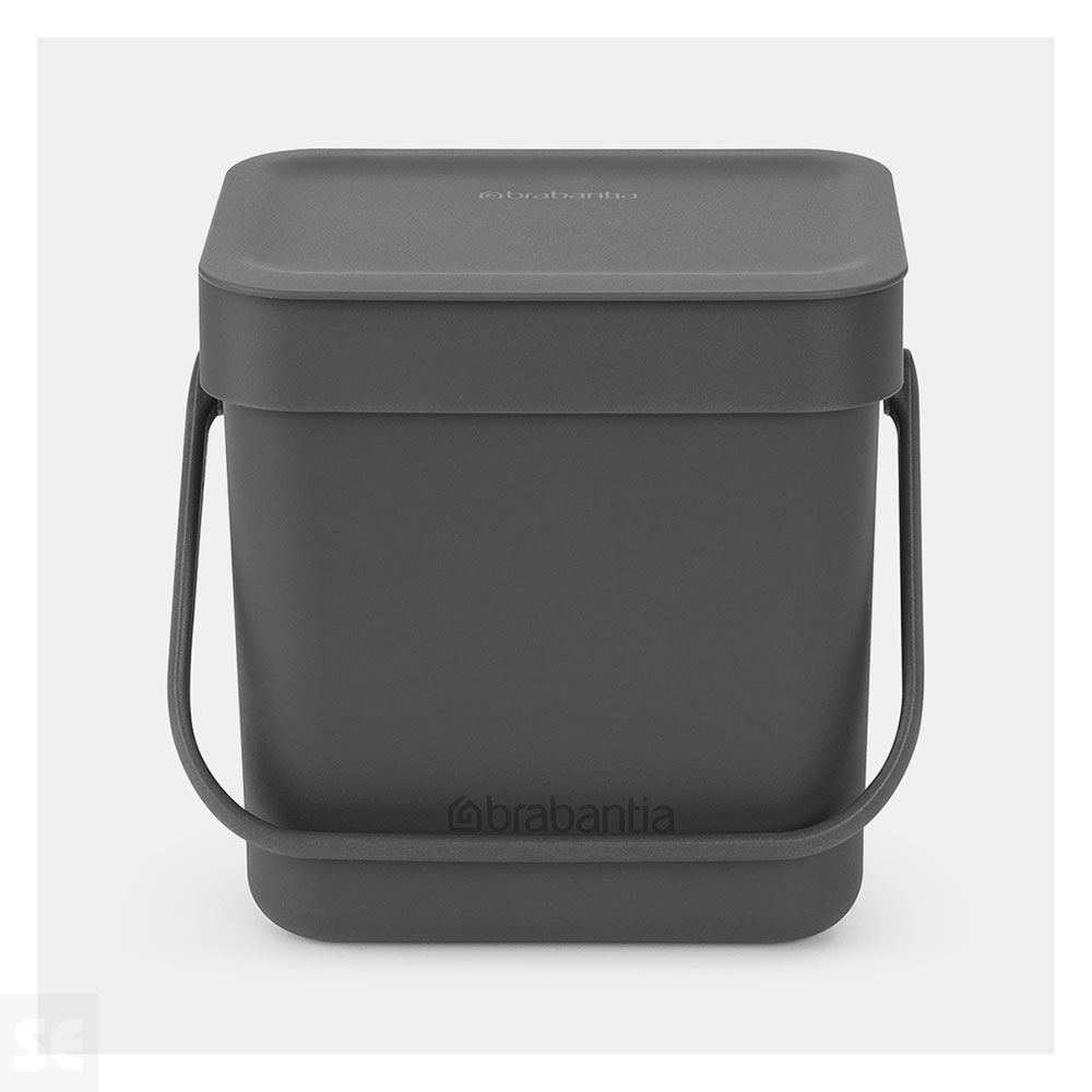 Sort & Go Cubo de Desperdicios Gris 3 l