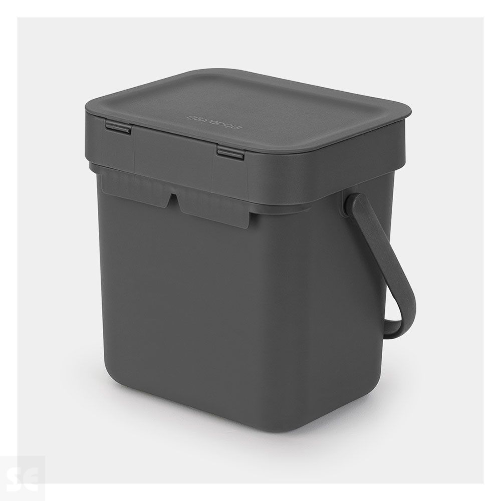 Sort & Go Cubo de Desperdicios Gris 3 l
