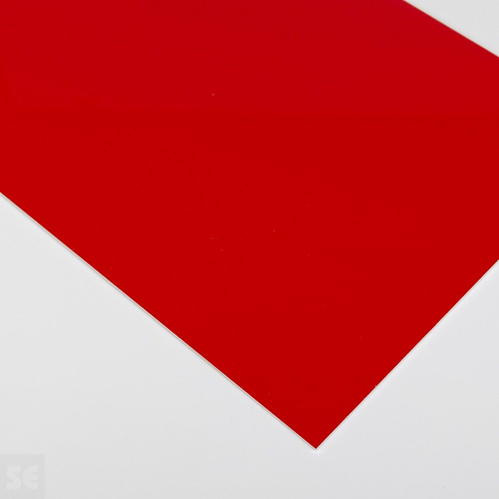 Plancha de Aluminio anodizado color rojo | Servei Estació