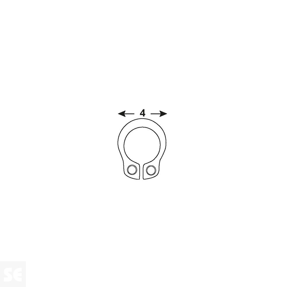 Arandelas Seguridad 4 mm 471