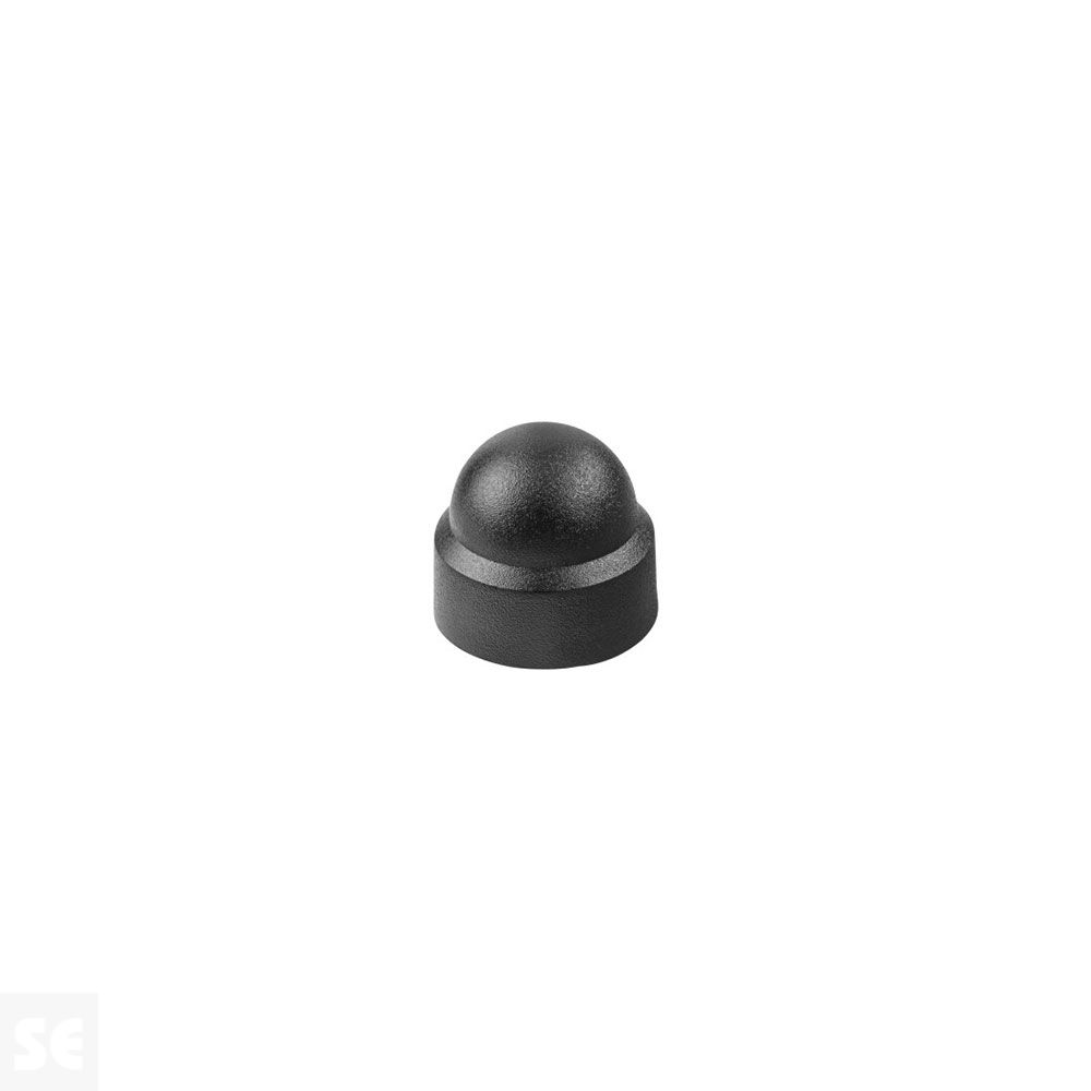Tapa PVC M8 mm Negro