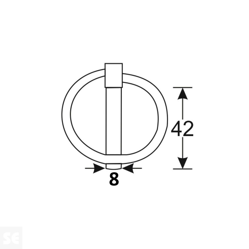 Pasador 8x42 mm 11023