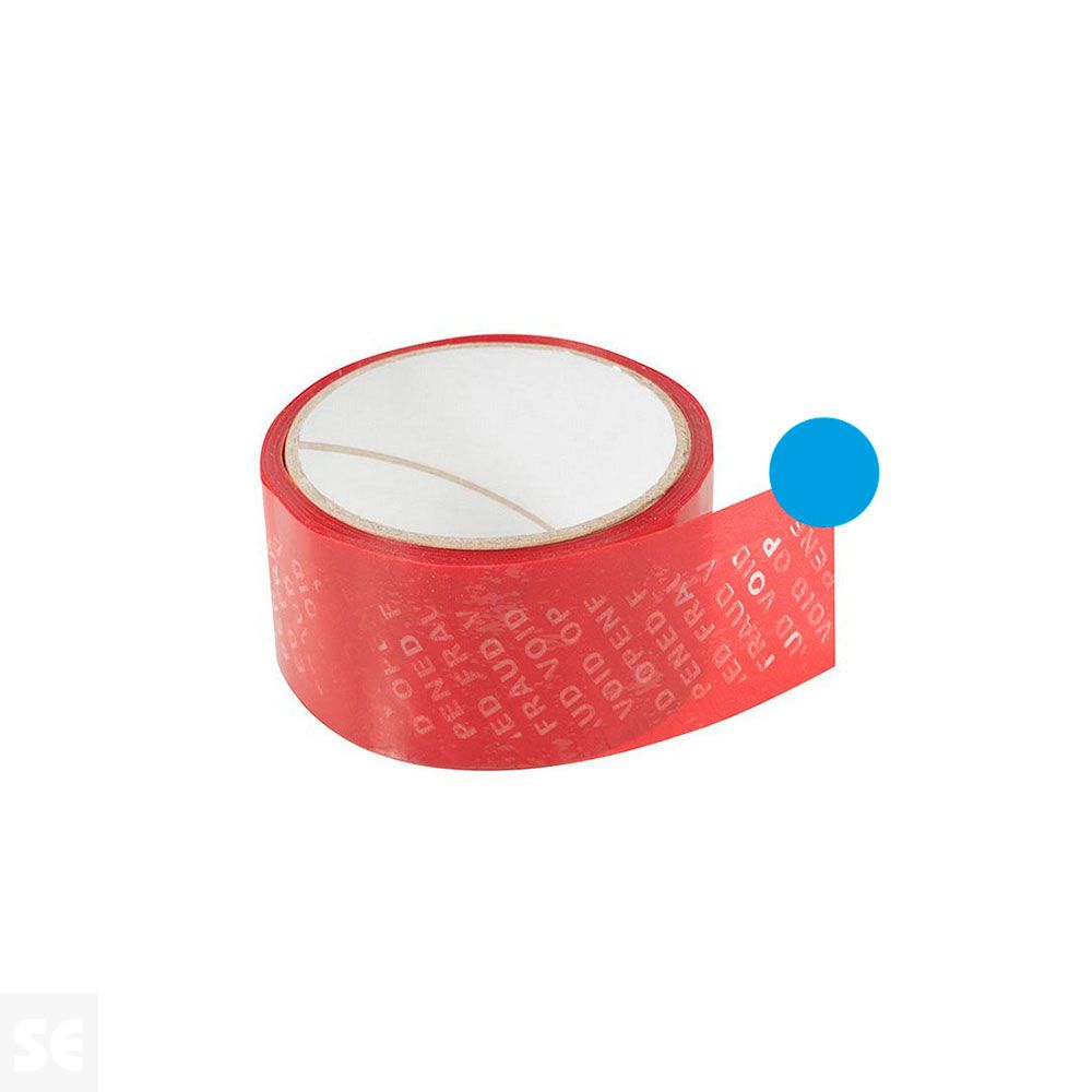 Precinto de Seguridad Azul 48 mm x 2 5m