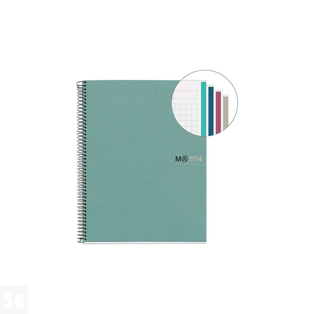 Notebook-4 A5 120 Cla Reciclado Ecoazul