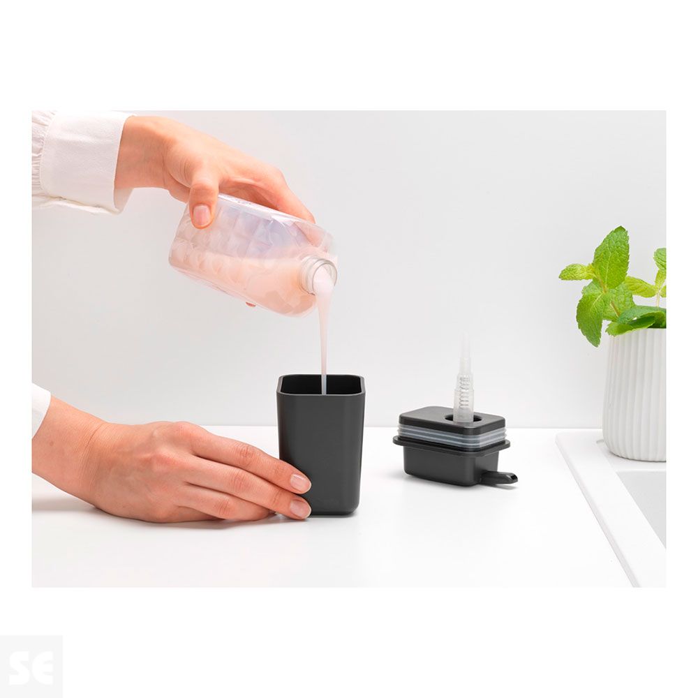 Dispensador Jabón Dark Grey