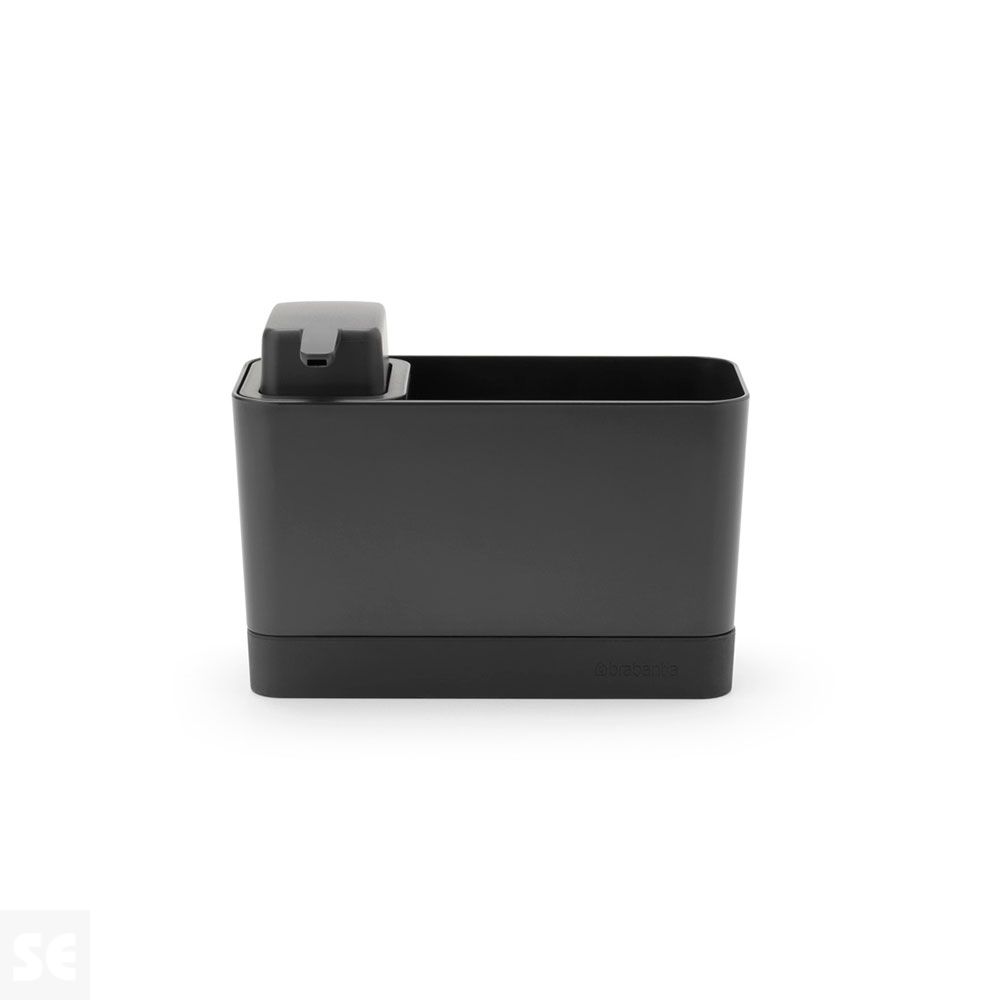 Organizador Fregadero+Dispensador Jabón Dark Grey