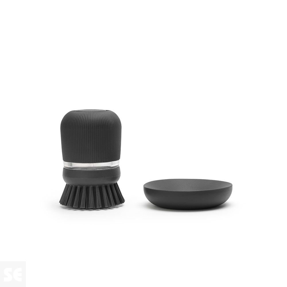 Cepillos Fregaplatos Gris Oscuro/Claro 8 uds.