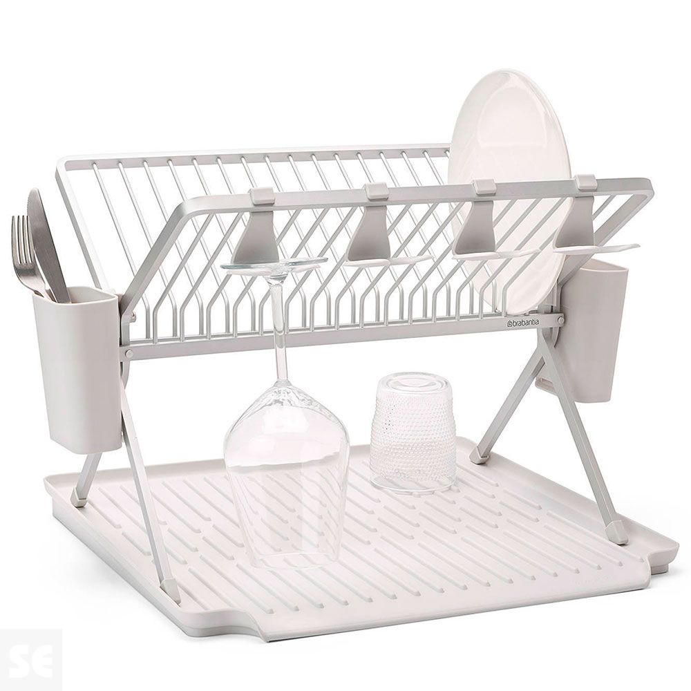 Escurreplatos Plegable Grande Light Grey