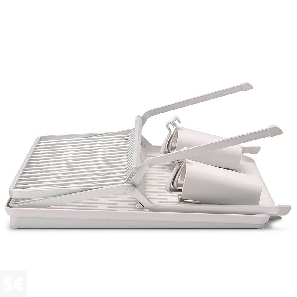 Escurreplatos Plegable Grande Light Grey
