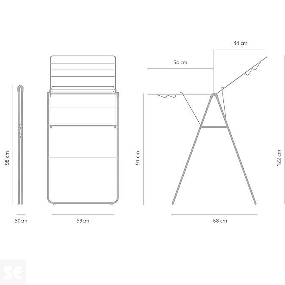 Tendedero de Alas Fresh White 15 m