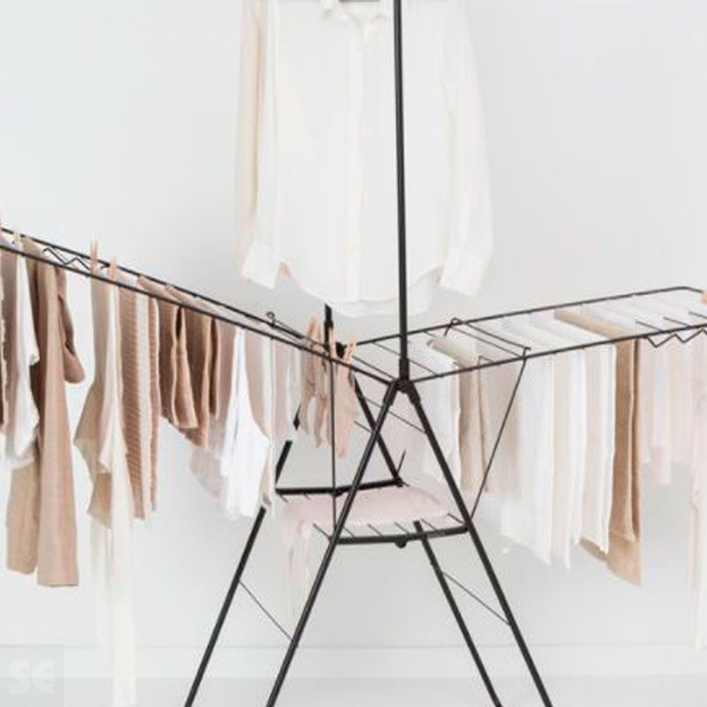 Tendedero de Alas 25 m Matt Black Barra Perchas 25 m