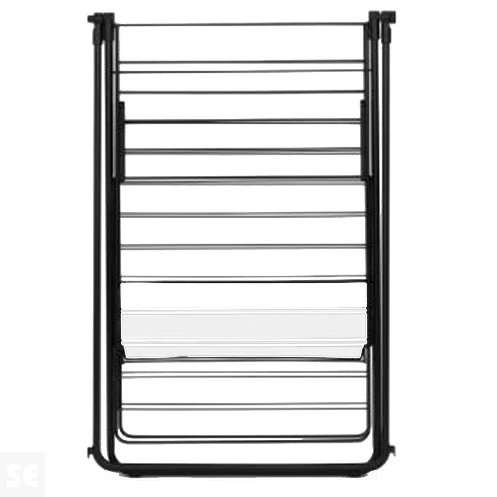 Tendedero de Alas 25 m Matt Black Barra Perchas 25 m