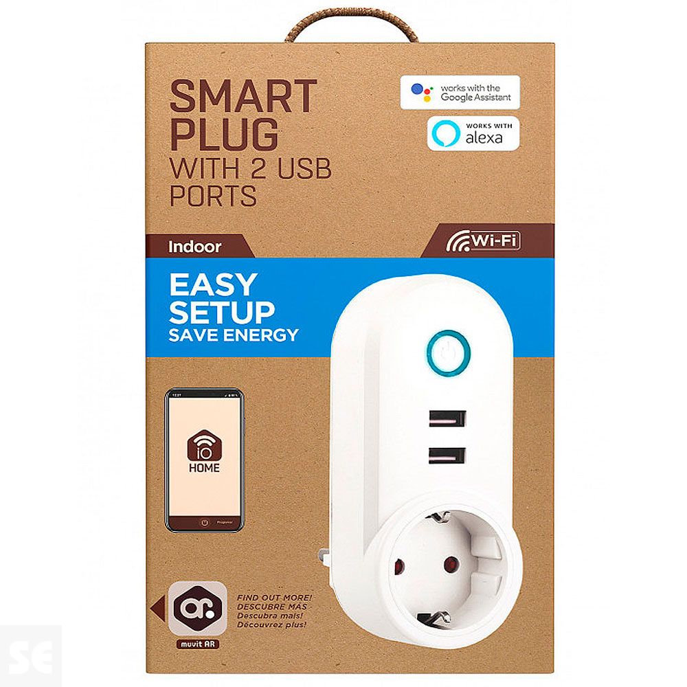 Muvit Io Enchufe Inteligente Wifi con 2 USB