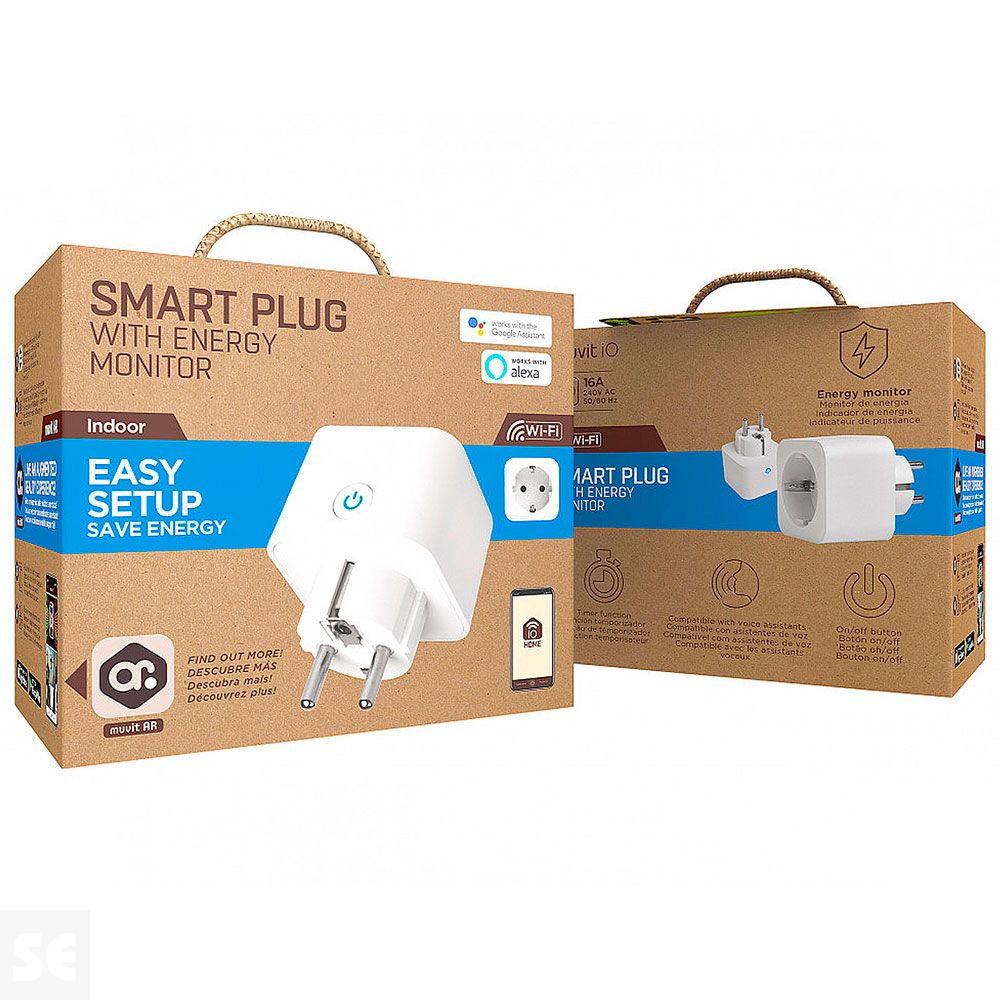 Muvit Io Enchufe Inteligente Wifi con Monitor de Energía