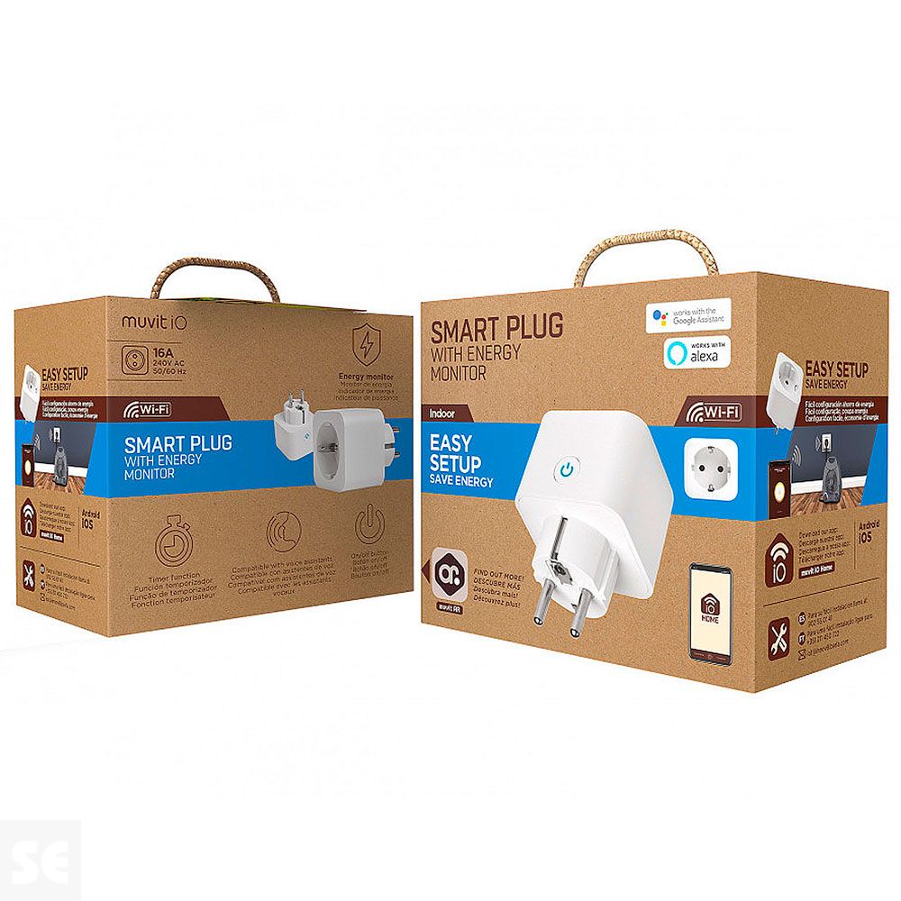 Muvit Io Enchufe Inteligente Wifi con Monitor de Energía