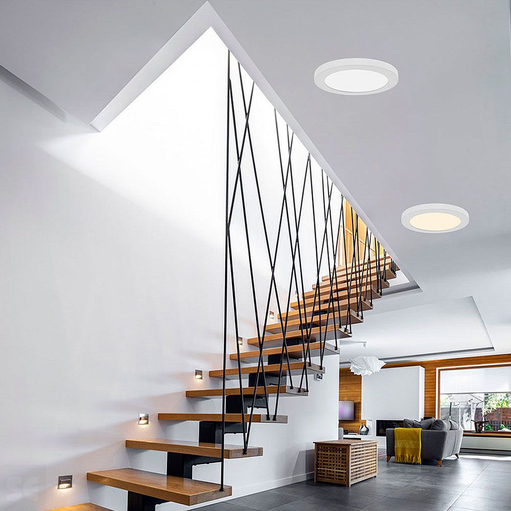 Muvit Io Lámpara Empotrar Techo Wifi Blanco 3000lm, 30 w y 25000 h