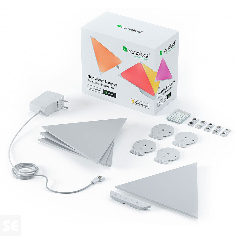 Nanoleaf Kit de 4 Paneles Led Wifi Triángulo