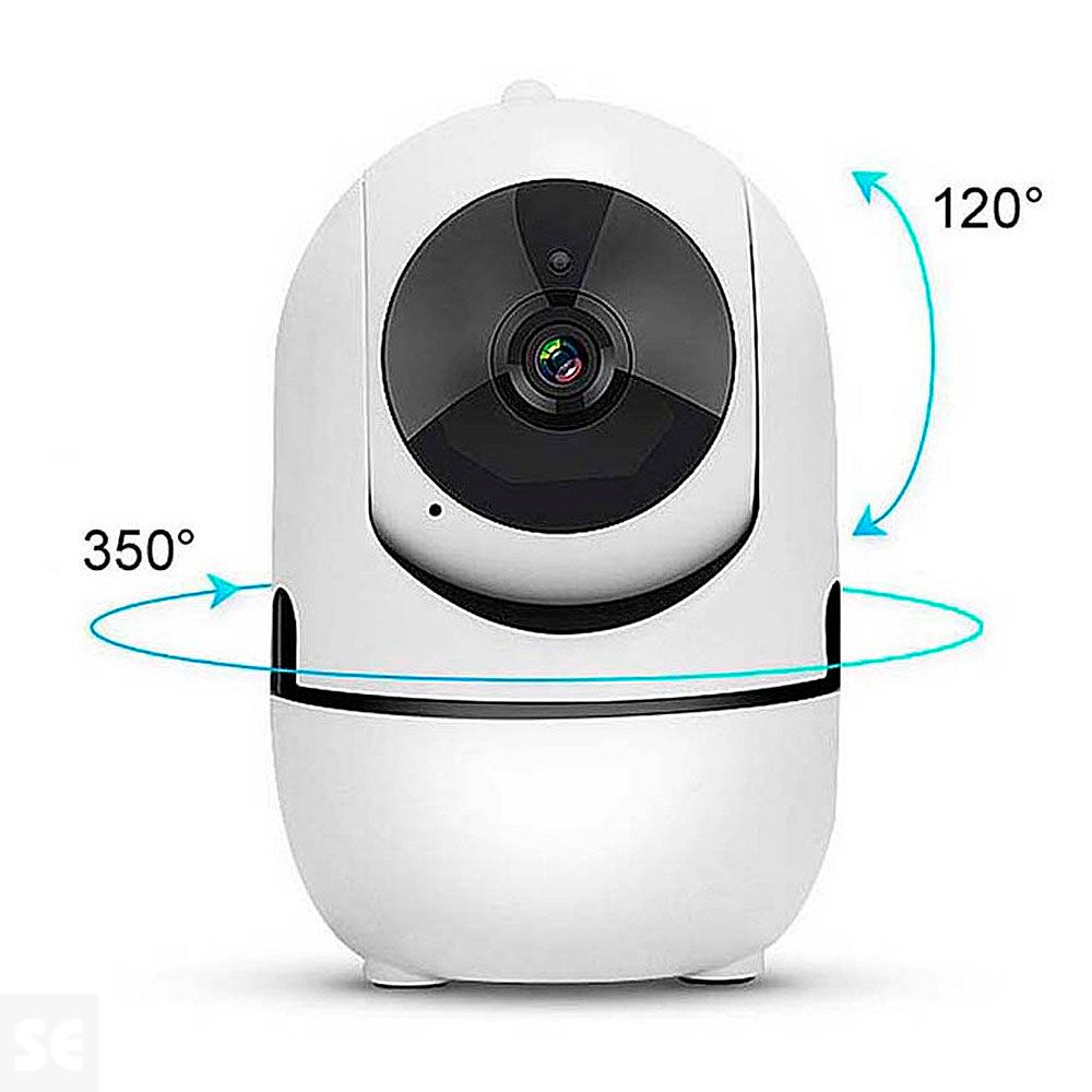 Muvit Io Cámara de Seguridad Wifi Full Hd1080 p Int. Rot. 360°