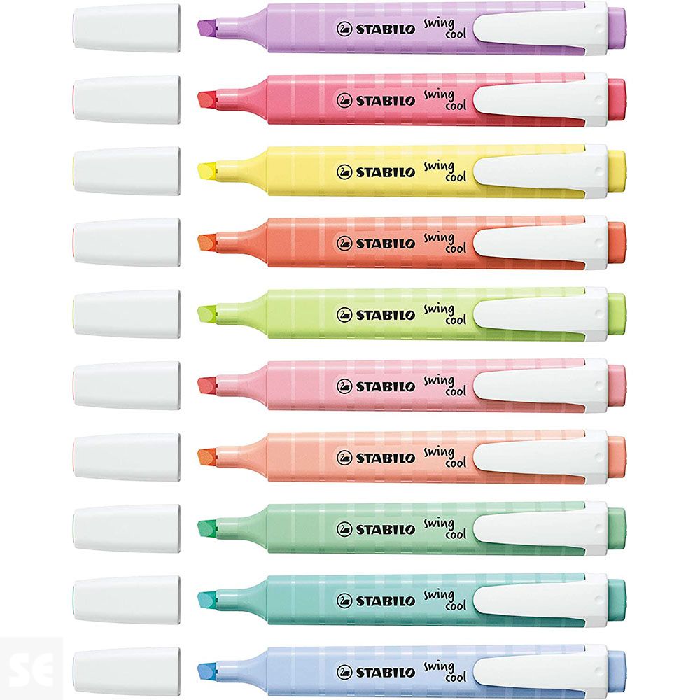 Stabilo Swing Cool Pastel 8 uds.