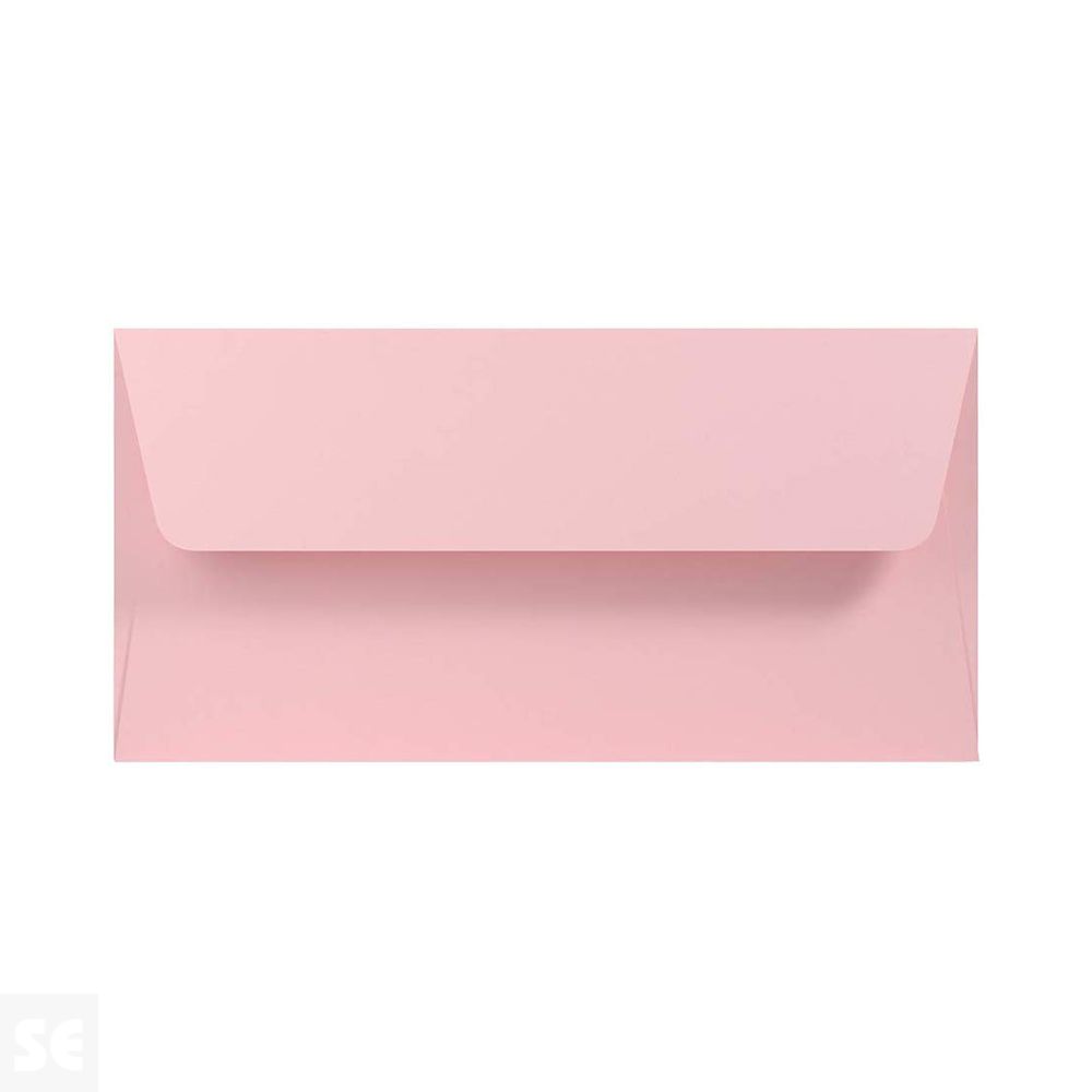 Sobre Americano Papel 100Gr Rosa 110x220Mm (5U.)