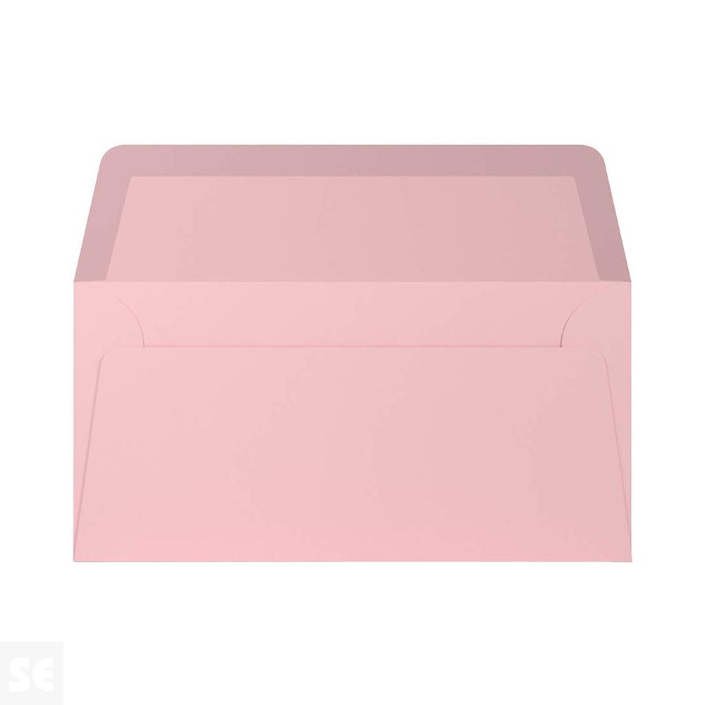 Sobre Americano Papel 100Gr Rosa 110x220Mm (5U.)