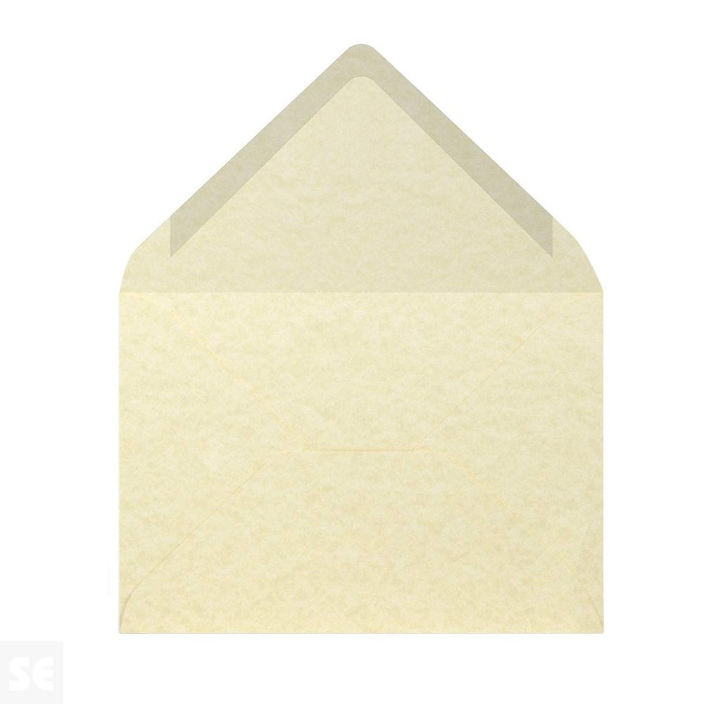 Sobre C-6 Papel 100Gr Pergamino Crema 114x162Mm (5U.)