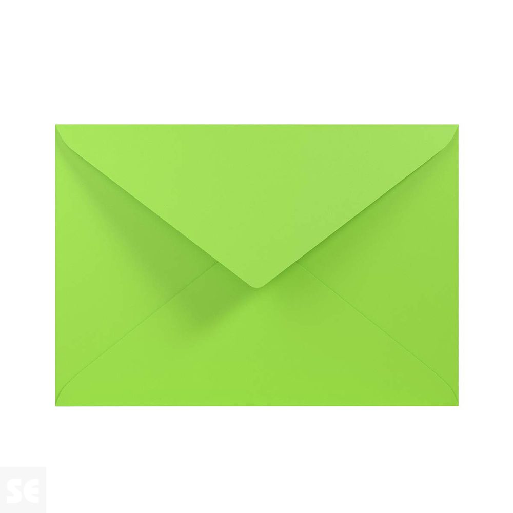 Sobre C-5 Papel 100Gr Verde Lima 157x225Mm (5U.)