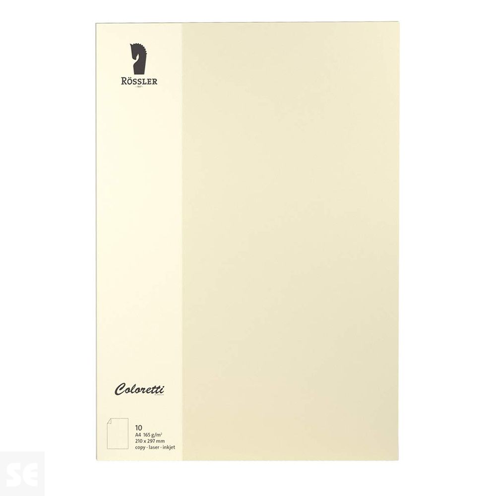 Tarjeta A-4 Papel 165Gr Beig 210x297Mm (10U.)