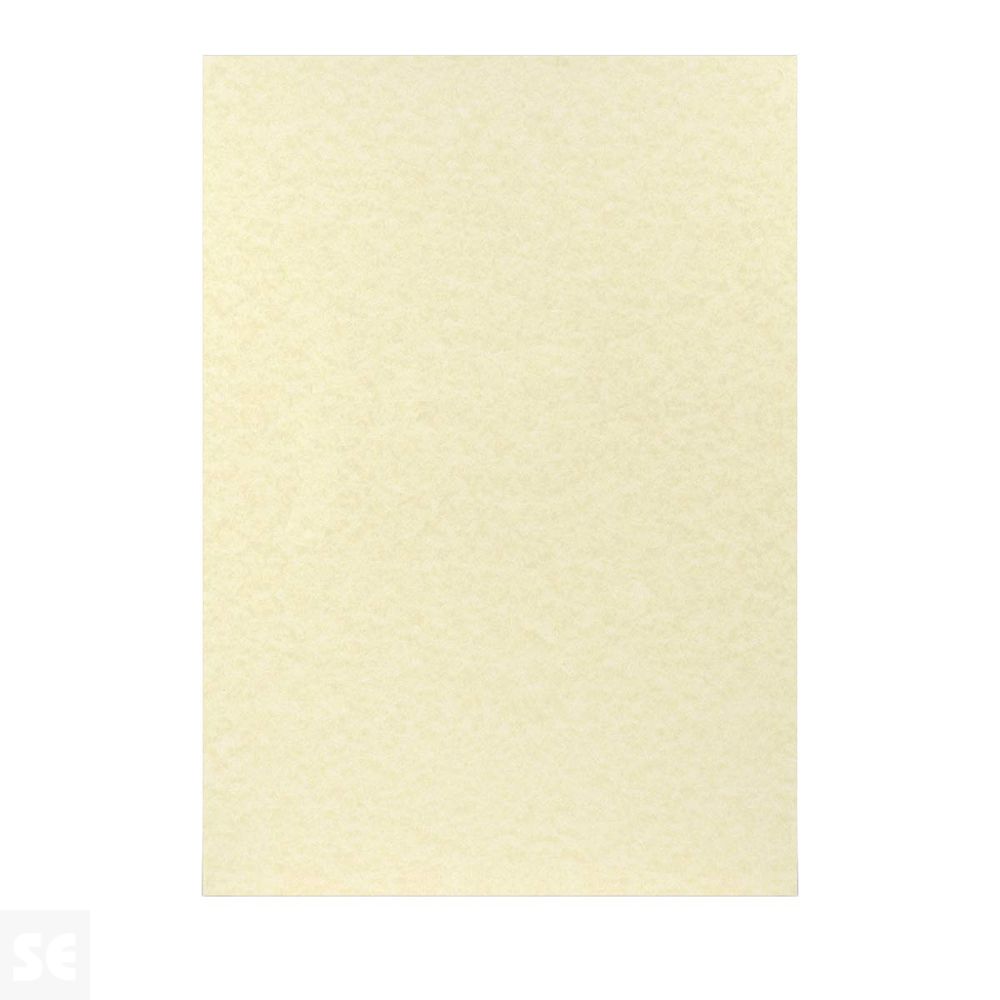 Tarjeta A-4 Papel 165Gr Perg. Crema 210x297Mm (10U.)