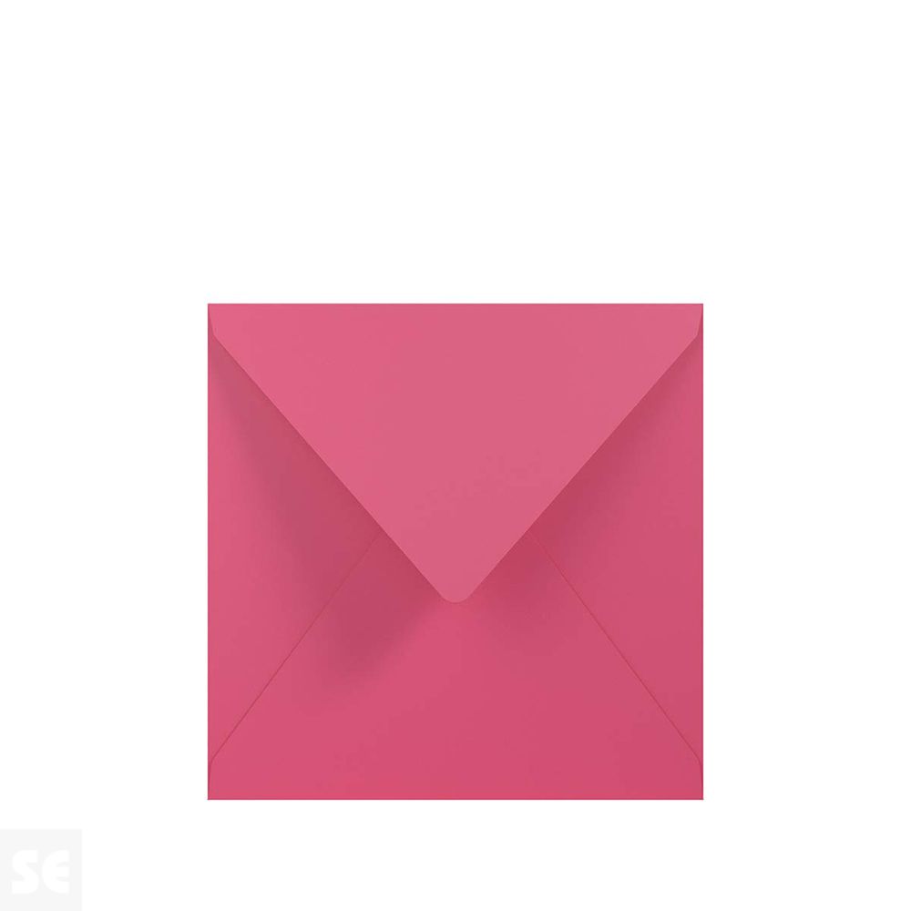 Sobre Cuadrado Papel 100Gr Fuxia 164x164Mm (5U.)