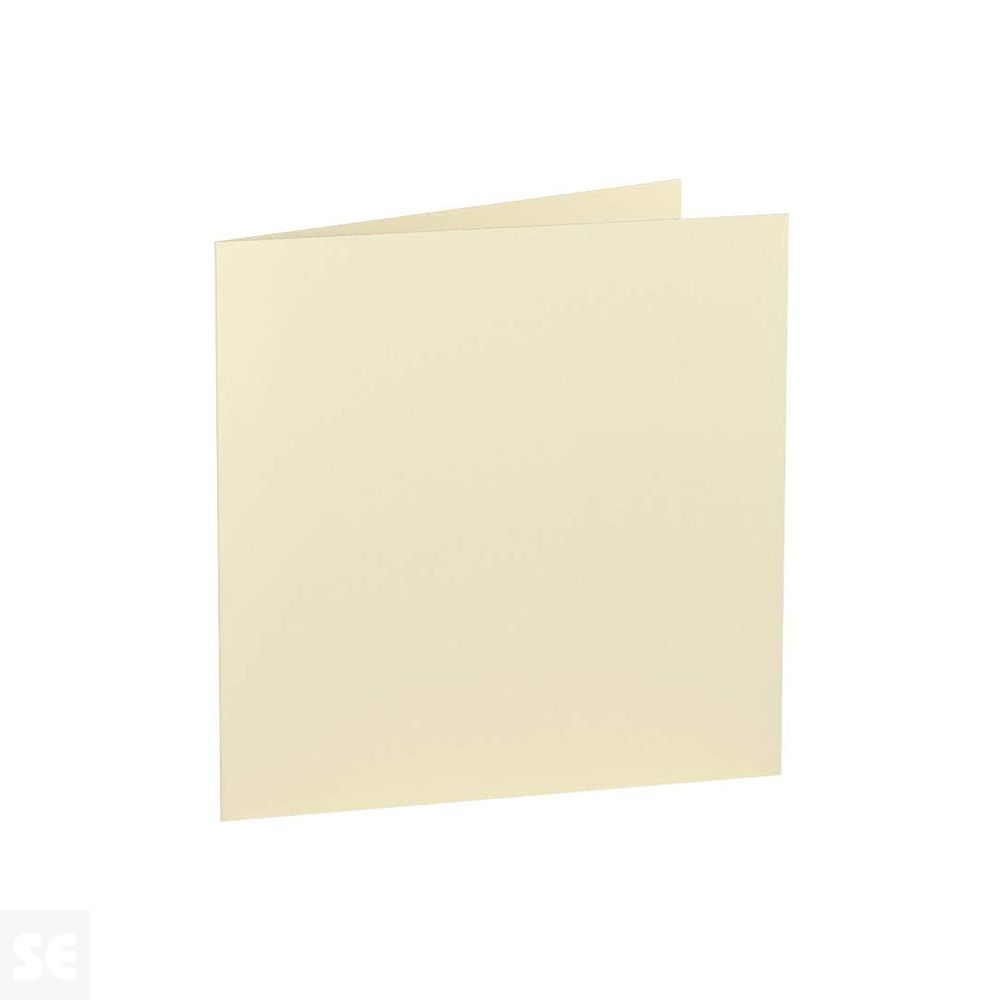 Tarjeta Doble Cuad. Papel 165Gr Beige 157/314x158 (5U.)