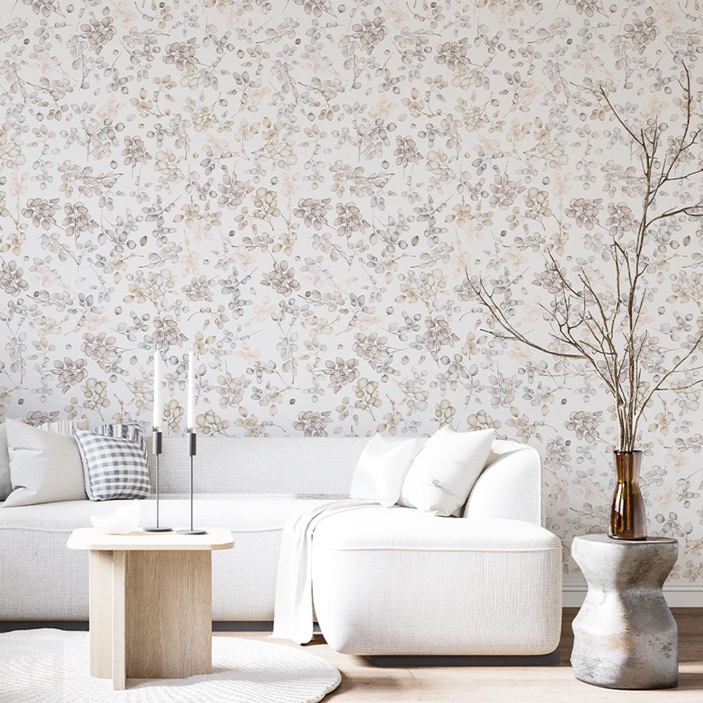 Papel Vinilo Autoadhesivo Lwa Lunaria Beige de 90x280cm