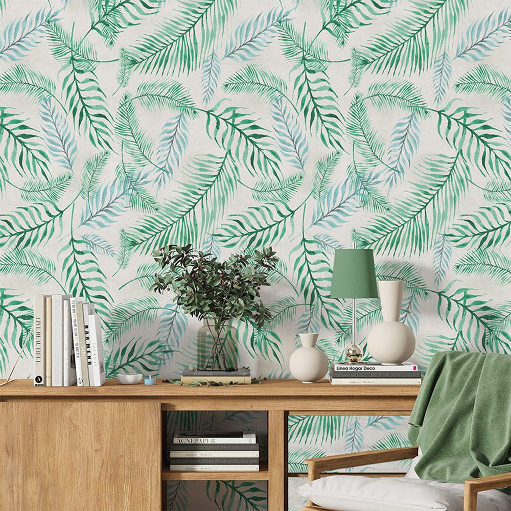 Papel Vinilo Autoadhesivo Yucatan Verde de 90x280cm