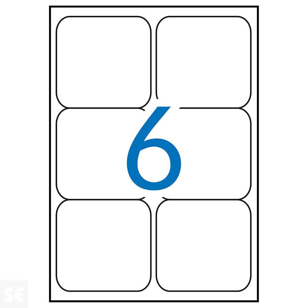 Eiquetas 99,1x93,1 Mm Ref. 2421 Caja