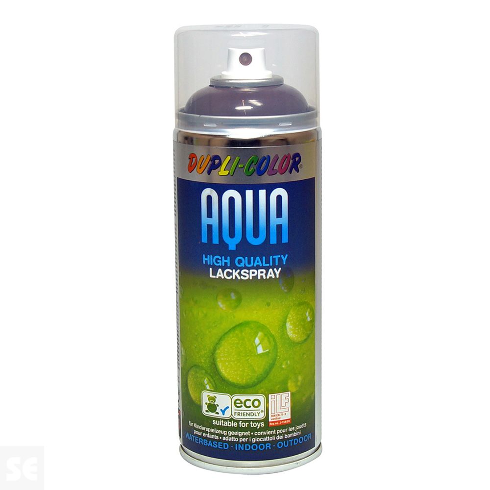 Spray Al Agua AQUA 8017 Marrón Chocolate Brillo 350ml.