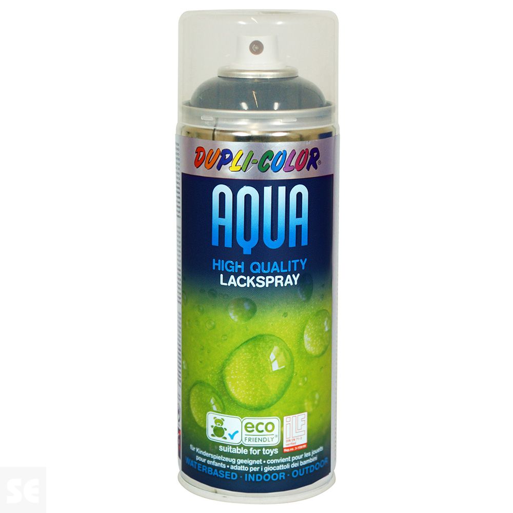 Spray Al Agua AQUA 9005 Negro Brillo 350ml. 