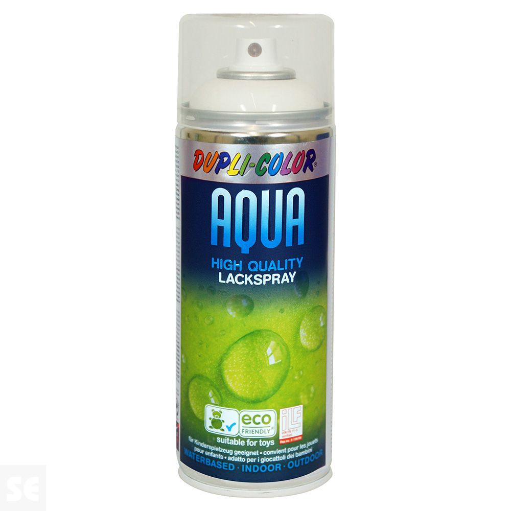 Spray Al Agua AQUA 9010 Blanco Brillo 350ml. 