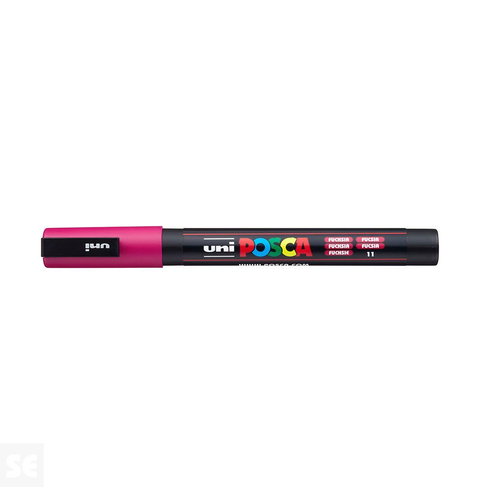 Rotulador Pintura Posca Fucsia Pc-3m 0,9-1,3mm